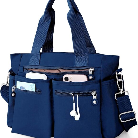Versatile Women's Everything Bag - Water-Resistant Crossbody for Work & Travel - Picture 1 of 7
